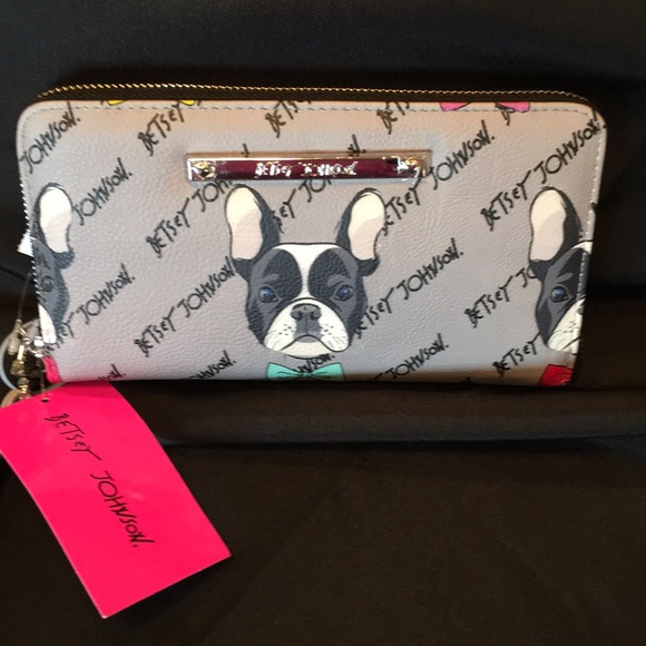 Betsey Johnson Handbags - Betsey Johnson NWT Frenchie Face Wallet.